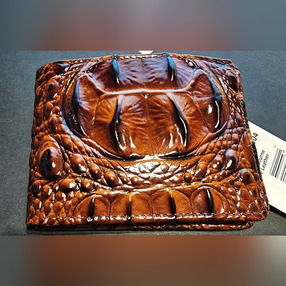 Brahmin Men's Billfold NWT Pecan Melbourne